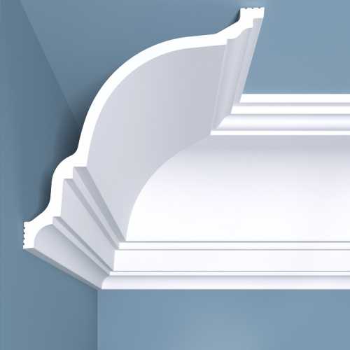 Фото Карниз под покраску из полистирола Bello Deco K23 (180х180х2000 мм)