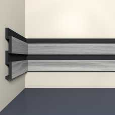 Панель стеновая Bello deco XPS СПЛ 24/3 Дуб выбеленный (120*15*3000)