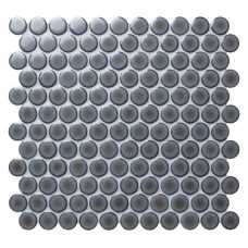Мозаика из керамогранита Bonaparte Round blue gray 28х28 (312х330х6 мм)