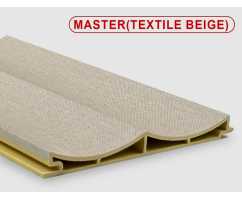 Стеновые панели ПВХ Master textile beige, 140*15*2800 мм Стеновые панели ПВХ Master textile beige, 140*15*2800 мм