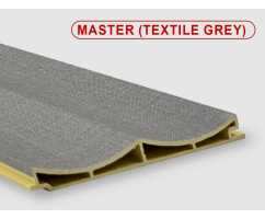 Стеновые панели ПВХ Master textile grey, 140*15*2800 мм Стеновые панели ПВХ Master textile grey, 140*15*2800 мм