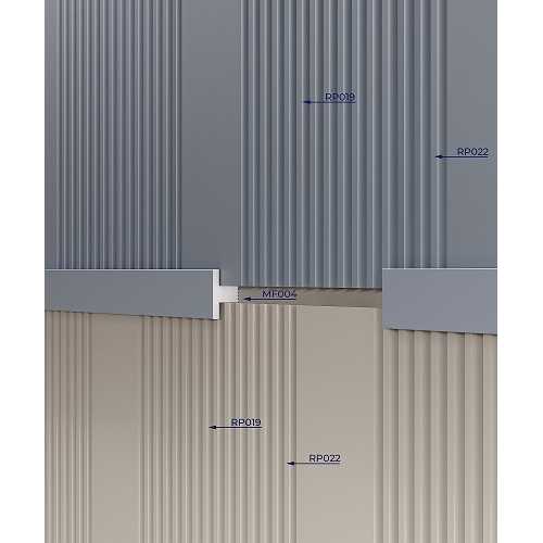 Фото Стеновая панель Cosca RP022 экополимер (156 × 12 × 2800 мм)