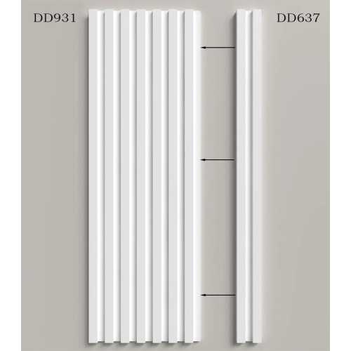 Фото Молдинг под покраску Decor Dizayn DD637 из полистирола (32.8х10х3000 мм)