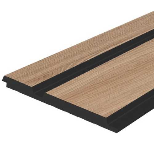 Фото Декоративная панель HIWOOD LV133 BR417K под дерево (120 × 12 × 2700 мм)