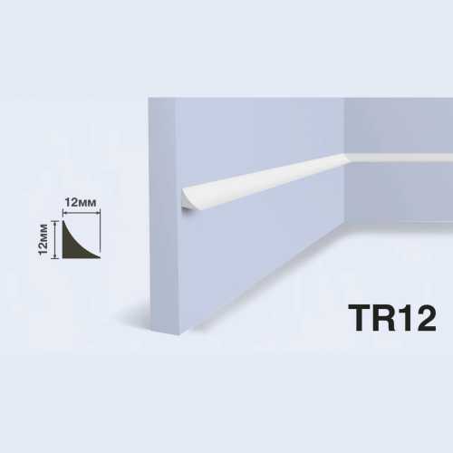 Фото Молдинг под покраску HIWOOD TR12 из фитополимера (12х12х2700 мм)