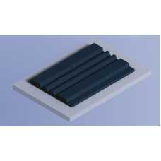 Декоративная панель HIWOOD LV121 BU22 (120 × 12 × 2700 мм)