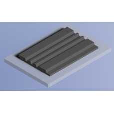 Декоративная панель HIWOOD LV121 GR3 (120 × 12 × 2700 мм)