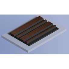 Декоративная панель HIWOOD LV122 BR396K (120 × 12 × 2700 мм)