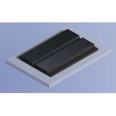 Декоративная панель HIWOOD LV123 BK114K (120 × 12 × 2700 мм)