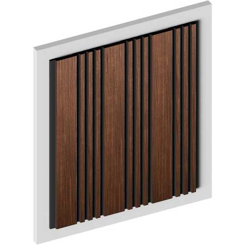 Фото Декоративная панель HIWOOD LV128 BR396K под дерево (120 × 12 × 2700 мм)