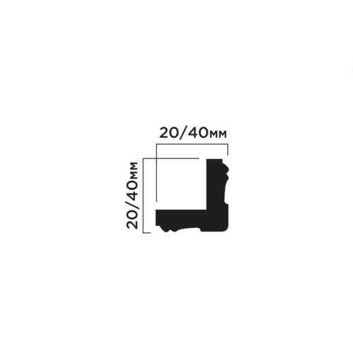Фото Угол Hiwood C40V1 (40х40х2000)