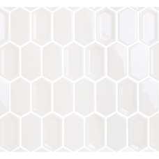 Мозаика керамическая Caramelle Crayon White glos 38х76 (278х304х8 мм)