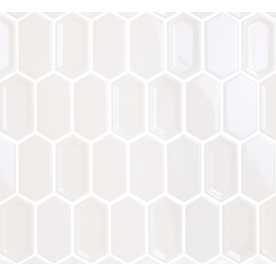 Мозаика керамическая Caramelle Crayon White glos 38х76 (278х304х8 мм)