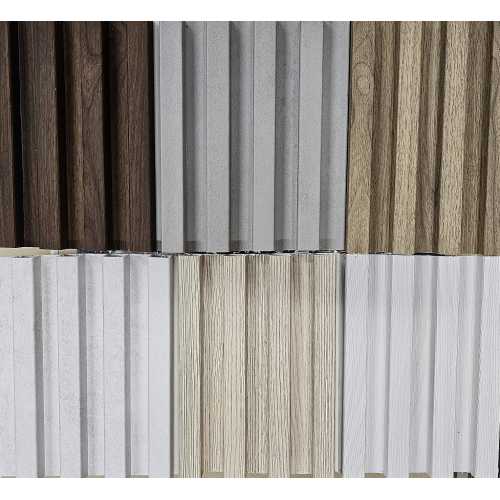 Фото Стеновые панели ПВХ Legno Пепельный Муар, 166*24*2750 мм