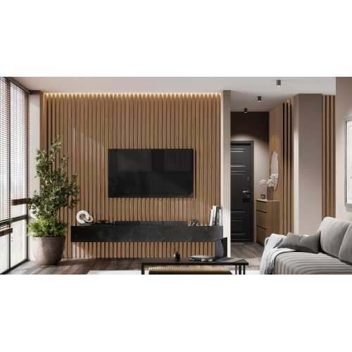 Фото Рейка МДФ Ликорн B302-16 Дуб светло-коричневый, 40*16*2800 мм (1 уп= 10 шт)