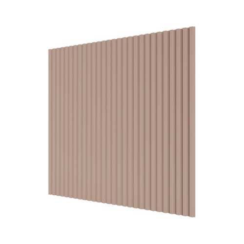 Фото Стеновая панель квадратная МДФ Ликорн - Полосы Лиловый, 500*500*8 мм (4 шт)