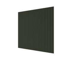 Стеновая панель квадратная МДФ Ликорн - Полосы Олива, 500*500*8 мм (4 шт)