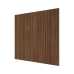 Маленькое фото Стеновая панель квадратная МДФ Ликорн - Полосы Орех темный, 500*500*8 мм (4 шт)