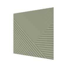 Стеновая панель квадратная МДФ Ликорн - Пирамида, Фисташка, 500*500*8 мм (4 шт)