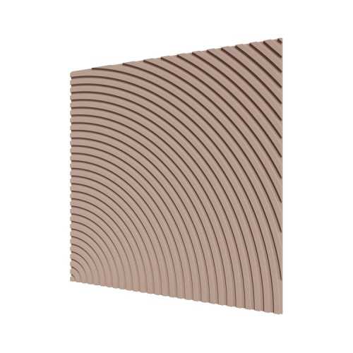 Фото Стеновая панель квадратная МДФ Ликорн - Круги Лиловый, 500*500*8 мм (4 шт)