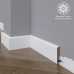 Маленькое фото Белый плинтус напольный МДФ Madest Decor 19-064-10 крашеный (64х10х2400 мм)