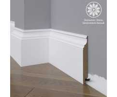 Белый плинтус напольный МДФ Madest Decor 27-136-22 крашеный 136х22х2400 мм) Белый плинтус напольный МДФ Madest Decor 27-136-22 крашеный 136х22х2400 мм)