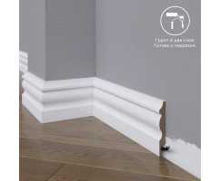Плинтус напольный под покраску 14-083-12 Madest Decor MDF (83х12х2400 мм) Плинтус напольный под покраску 14-083-12 Madest Decor MDF (83х12х2400 мм)
