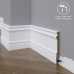 Маленькое фото Плинтус напольный под покраску 17-120-16 Madest Decor MDF (120х16х2400 мм)