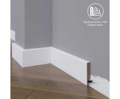 Плинтус напольный МДФ Madest Decor модель 09-064-10 крашеный по RAL/NCS (64х10х2400 мм) Плинтус напольный МДФ Madest Decor модель 09-064-10 крашеный по RAL/NCS (64х10х2400 мм)