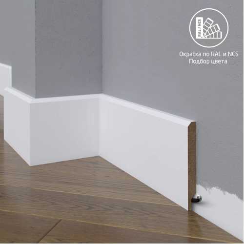 Фото Плинтус напольный МДФ Madest Decor 19-100-10 крашеный по RAL/NCS (100х10х2400 мм)