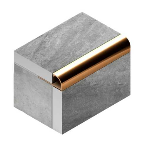 Фото Профиль для плитки внешний латунь 10 мм Neexy PVL17-05 Антик медь светлая, 2.7 метра