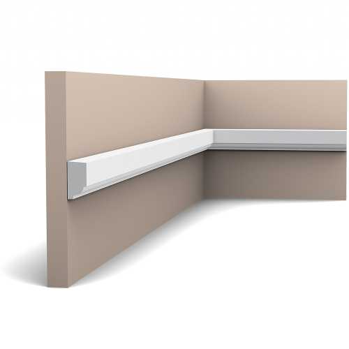 Фото Молдинг под покраску Orac decor P9050 из полиуретана (25х13х2000 мм)