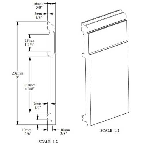 Фото Плинтус под покраску Orac decor SX156 из дюрополимера (200*16*2000)