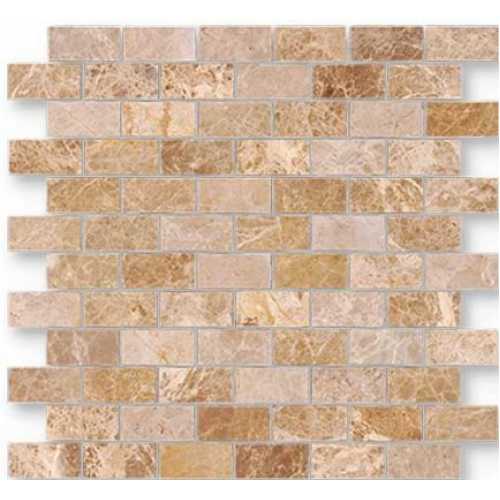 Фото Мозаика из натурального камня Caramelle Emperador Light POL 48х23 (298х298х4 мм)