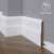Плинтус напольный под покраску 01-136-22 Madest Decor MDF (136х22х2400 мм)