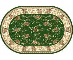 Ковер Merinos Laguna 5444 green овал 0,80*1,50