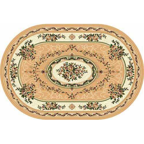Фото Ковер Merinos Laguna 5444 BEIGE ОВАЛ 1,80*2,50