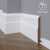 Плинтус напольный под покраску 01-150-18 Madest Decor MDF (150х18х2400 мм)