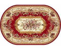 Ковер Merinos Laguna 5439 Red Овал  1,50*4,00 