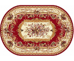 Ковер Merinos Laguna 5439 RED 1,50*4,00 овал