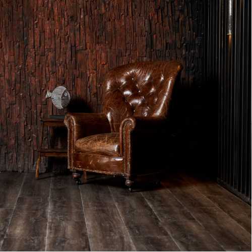 Фото Плитка ПВХ Vinilam Ceramo Дуб Лугано 8890-EIR, 43 класс (1520х225х5.5 мм)