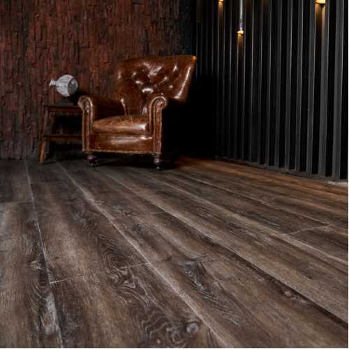 Фото Плитка ПВХ Vinilam Ceramo Дуб Лугано 8890-EIR, 43 класс (1520х225х5.5 мм)