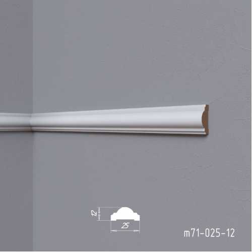 Фото Молдинг MDF крашеный RAL/ NCS Madest Decor M71-025-12