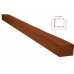 Маленькое фото Балка декоративная из полиуретана Arno Decor Модерн 145х120мм Орех, длина 3м
