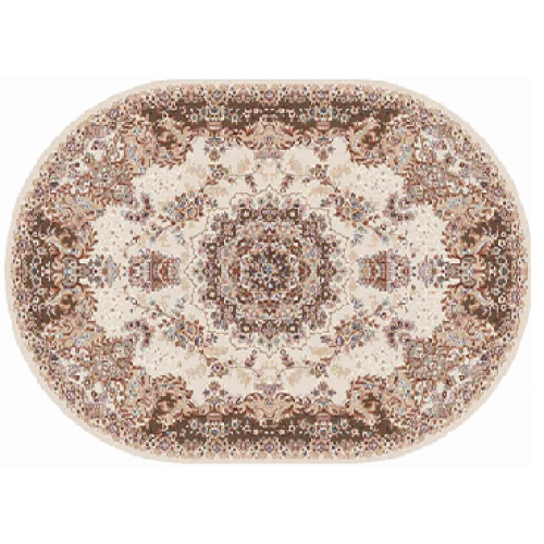 Фото Ковер Merinos Shahreza d211 Cream-Brown 2,00*2,85 овал