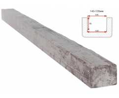 Балка декоративная из полиуретана Arno Decor Рустик 145х120мм Лофт, длина 2м