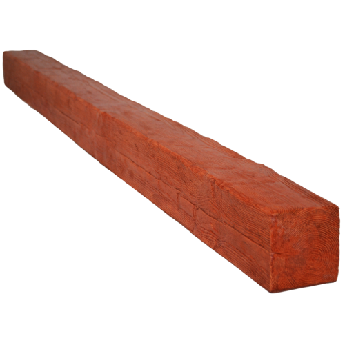 Фото Балка декоративная из полиуретана Arno Decor Рустик 145х145мм Рябина, длина 3м