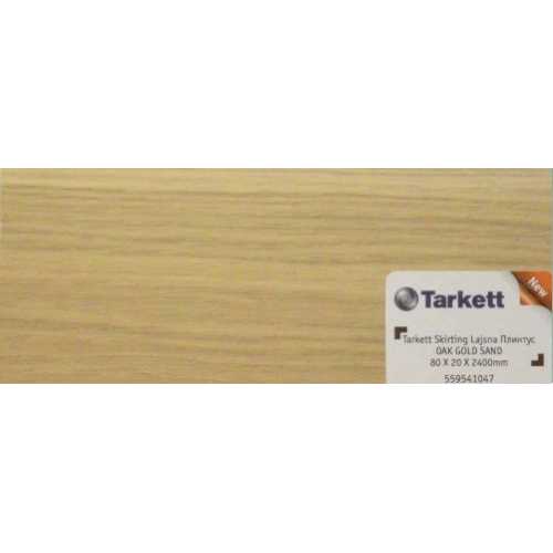 Фото Плинтус напольный шпонированный Tarkett Дуб золотисто-песочный 80х20