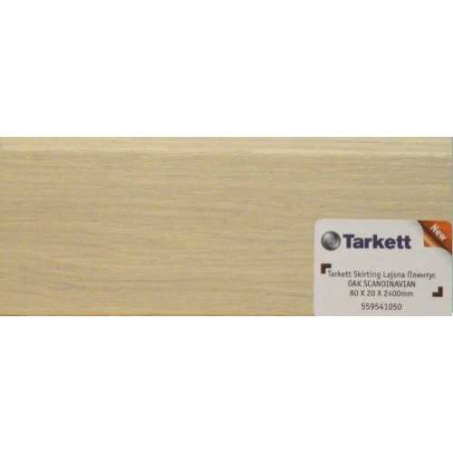 Фото Плинтус напольный шпонированный Tarkett Дуб Скадинавский 80х20