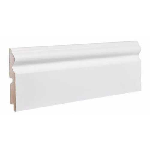 Фото Плинтус напольный под покраску Finitura 170*16*2750 мм RF, фигурный Мдф+шпон